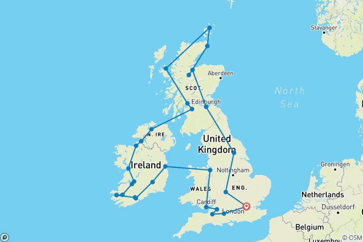 Map of Britain & Ireland Discovery (Classic, Preview 2022, 24 Days)