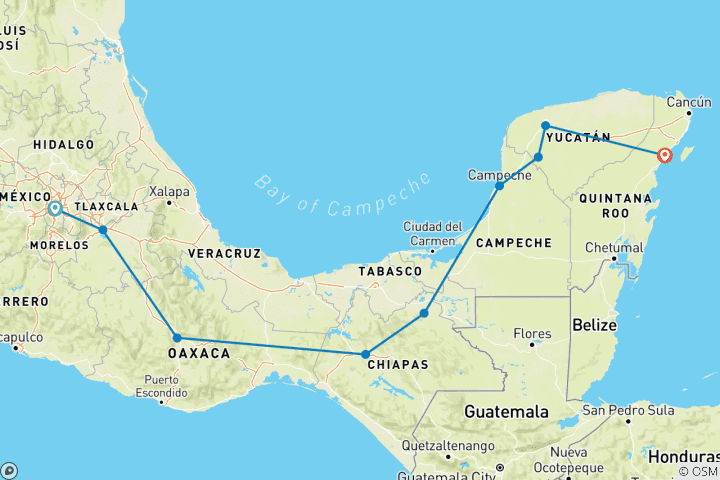 Map of Mexico Differently