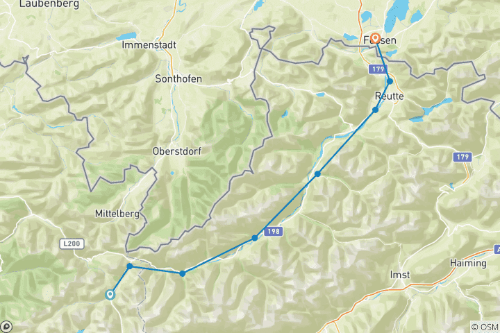 Map of Lechweg-Path