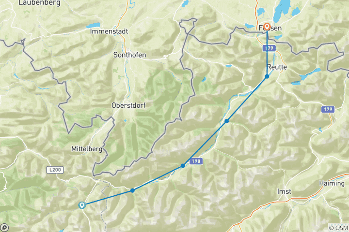 Map of Lechweg-Path