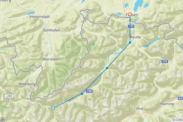 Map of Lechweg-Path