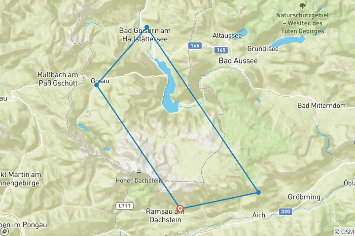 Carte du circuit Chemin circulaire de haute altitude de Dachstein