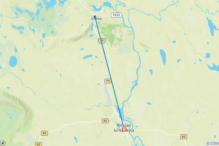 Carte du circuit Levi à la carte