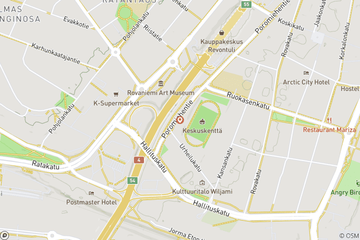 Carte du circuit Contes de Laponie et Igloo de verre