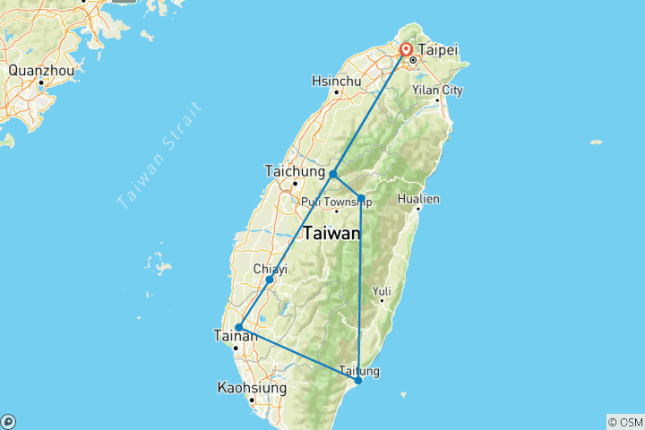 Map of Abandoned Taiwan