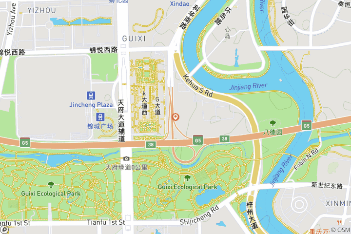 Carte du circuit Circuit de 3 jours dans l'ouest du Sichuan : Vallée de Bipenggou et glacier de Dagu depuis Chengdu