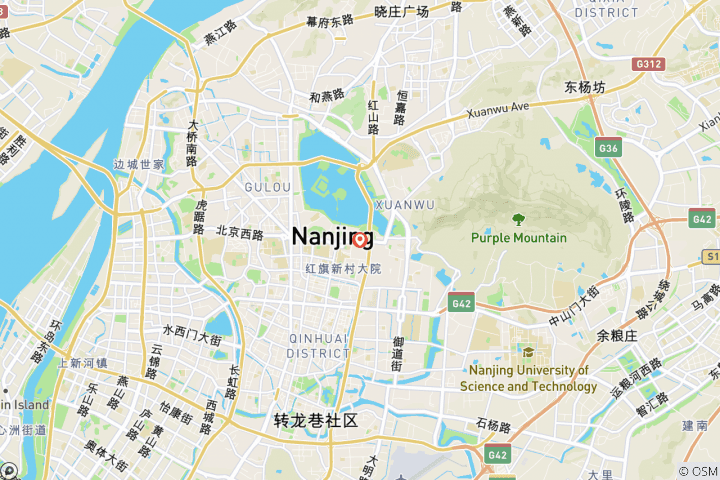 Map of Nanjing Cultural Experience, Private Tour