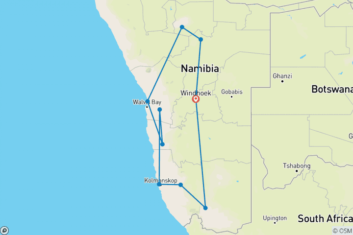 Mapa de Diamantes - Viaje de 21 días para entendidos