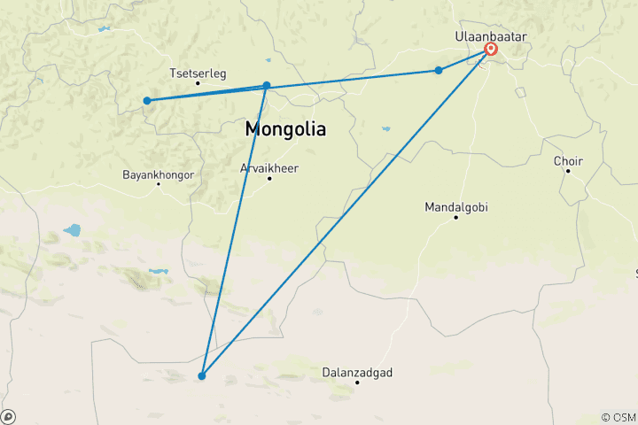 Map of Gobi Experience