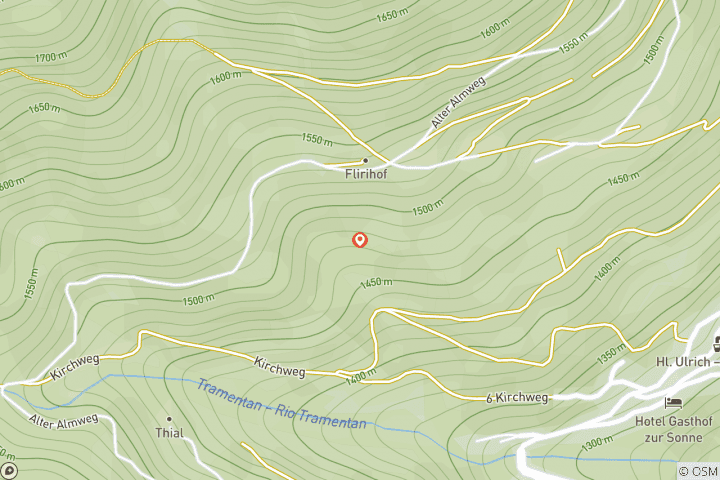 Map of Stelvio National Park - on the way on Hidden Paths 7 Days