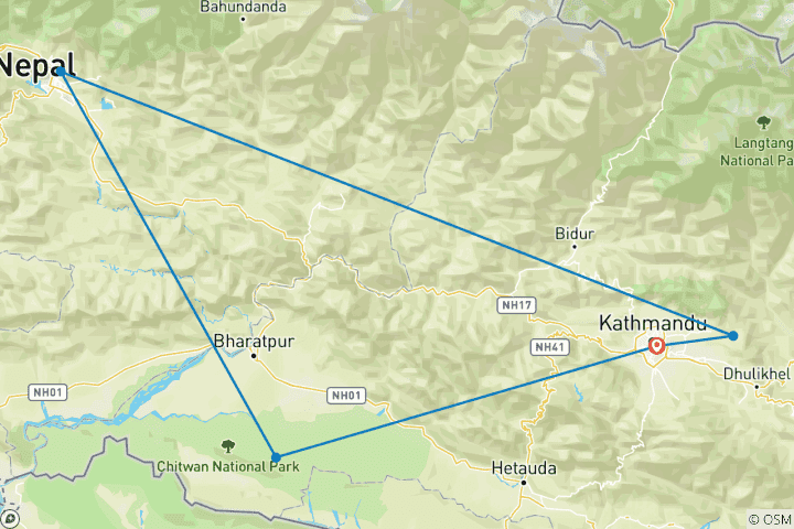 Map of Premium Nepal