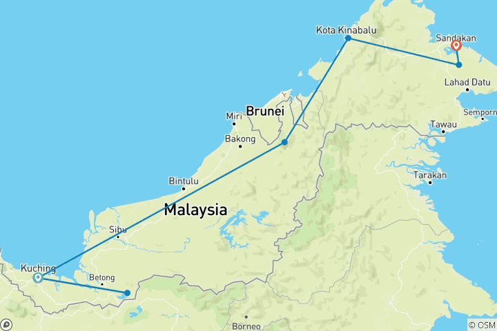 Map of Premium Borneo in Depth