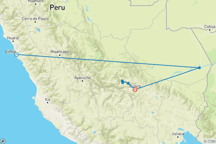 Map of Premium Peru