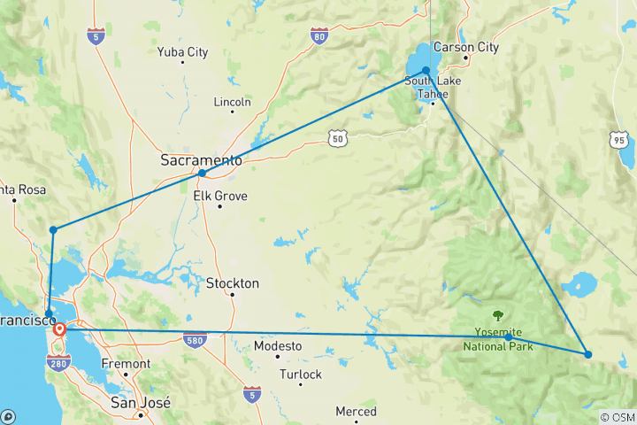 Map of California Dreamin': Northern California By Design