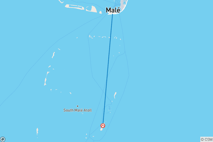 Map of Maldives; Escape To Paradise