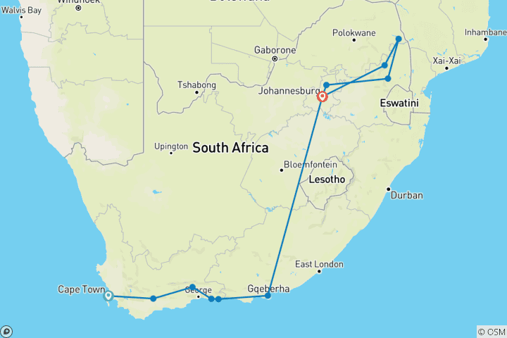 Map of Uncover South Africa!