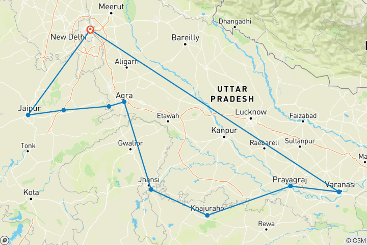 Map of Kumbh Mela Allahabad 2025 - India North and Kumbh Mela !