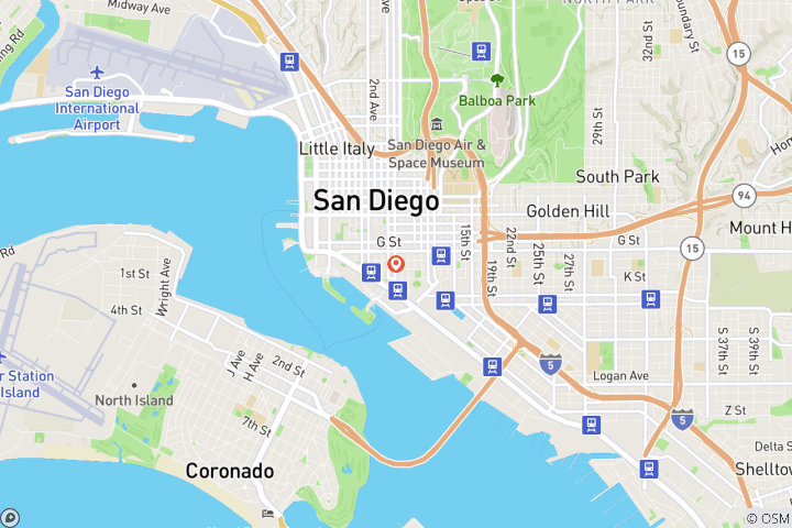 Map of San Diego, CA Weekend