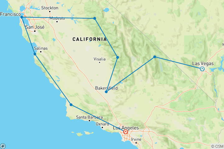 Map of Best of California