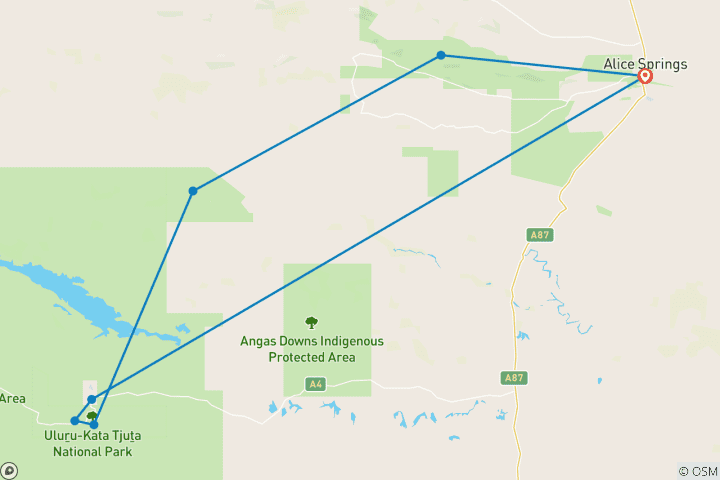 Map of Outback Camping Adventure