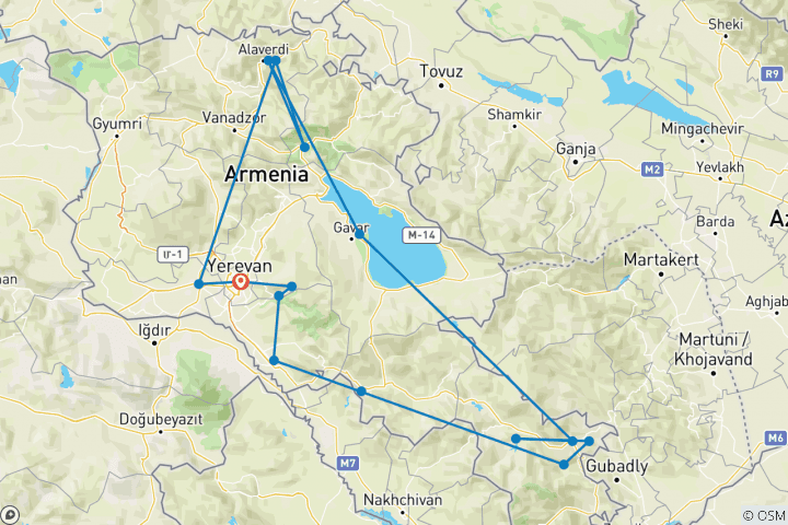 Map of Private tour - Armenia