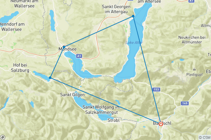 Carte du circuit BergeSeen E-Trail - Tour 2 (5 jours)