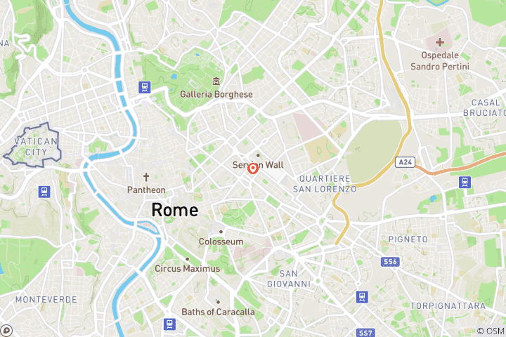 Map of The Eternal City: Minitour in Rome