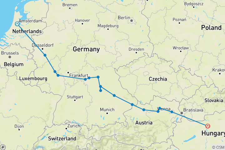 Mapa de Magnífica Europa 2024