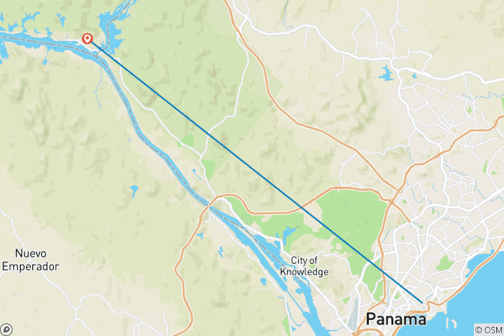 Map of Independent Panama