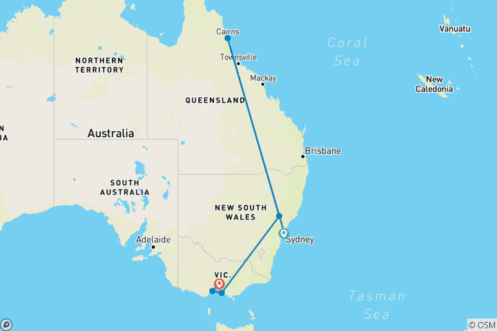 Map of Independent Australian Explorer