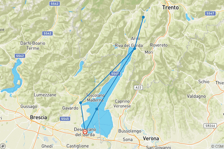 Map of Around Lake Garda