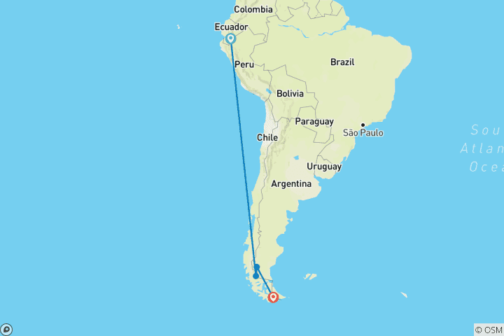 Map of Premium Patagonia 