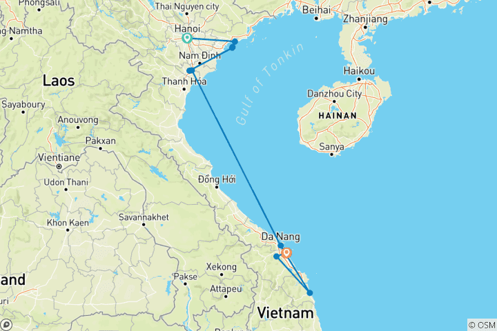 Carte du circuit Circuit impressionnant au Vietnam - 9 jours