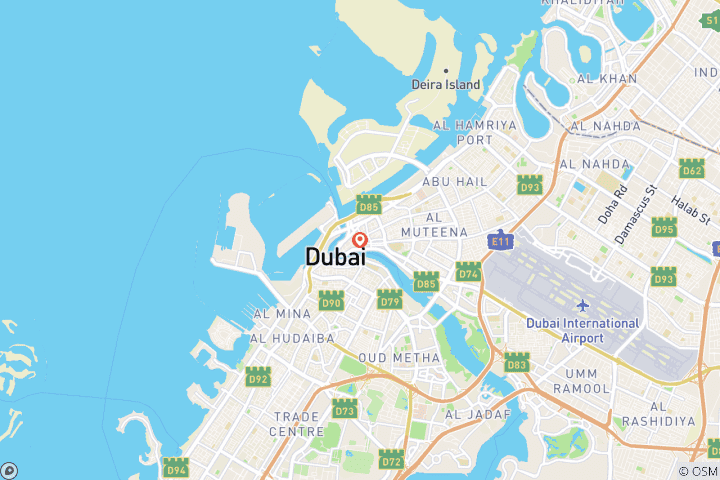 Map of Discover the Wonders of UAE 8 Days/ 7Nights ( Comfort)