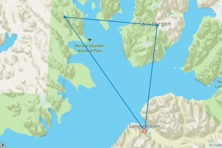 Map of Photo Trip to Polar Bear Country