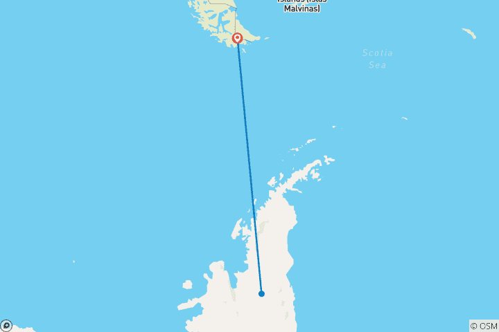 Map of Basecamp Antarctica