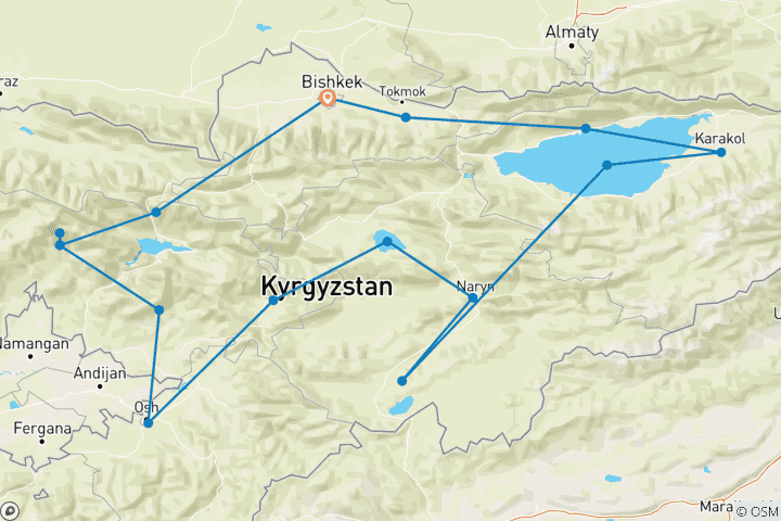 Map of In the Land of Equestrian Nomads