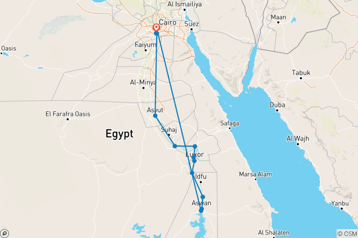 Map of Land on the Nile