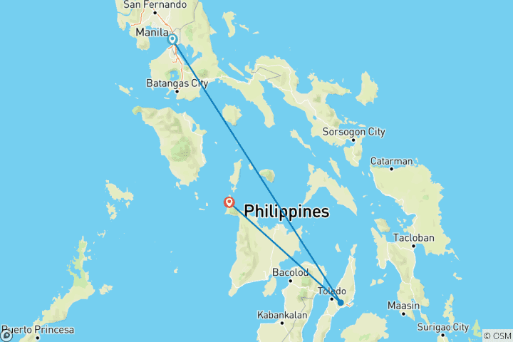 Map of BEST OF PHILIPPINES