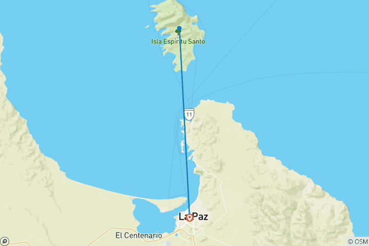 Map of La Paz - Active