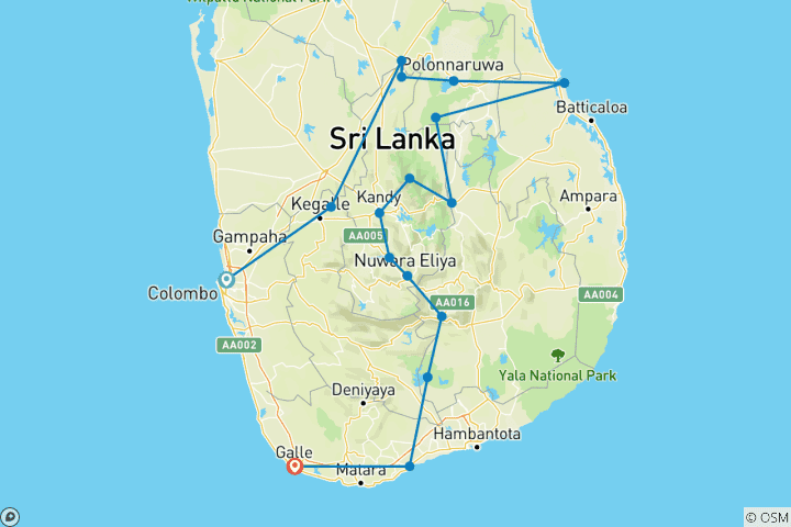 Mapa de Cielos secretos hipnotizadores 12 días