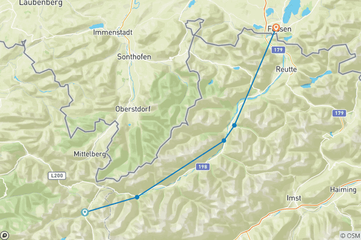 Map of Lechweg-Path with Charm