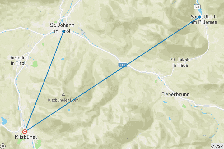 Karte von Kitzbühel Sternwandern Charme 7/6