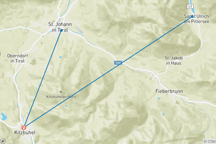 Map of Enchanting Kitzbühel with Charm