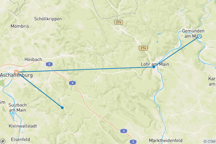 Carte du circuit Spessart magique