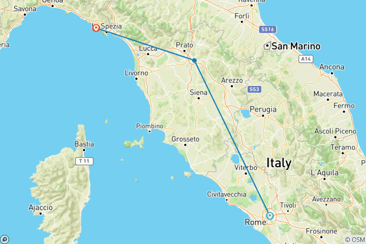 Mapa de Sabor de la Toscana y Cinque Terre 3