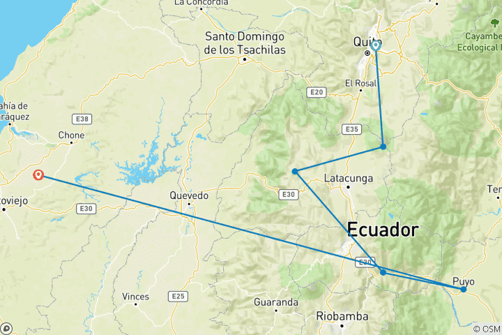 Mapa de Voluntariado, aprendizaje y mucha diversión: Encuentro Ecuador - 4 semanas