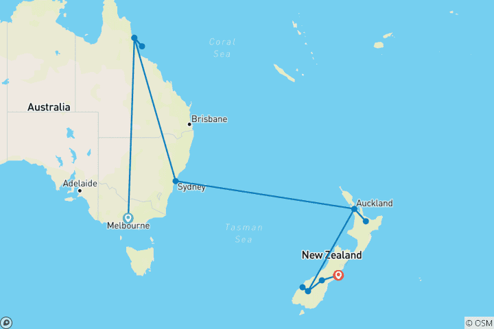 Mapa de Contrastes de Australia y Nueva Zelanda - 2023/2024, 18 días