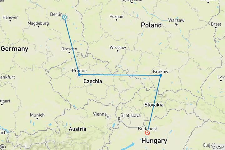 Carte du circuit Trémie Euro