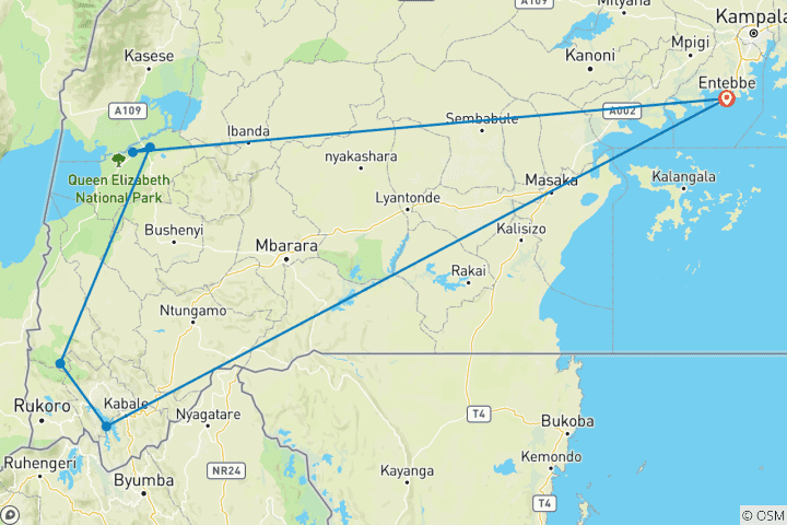 Carte du circuit Amis du dos argenté